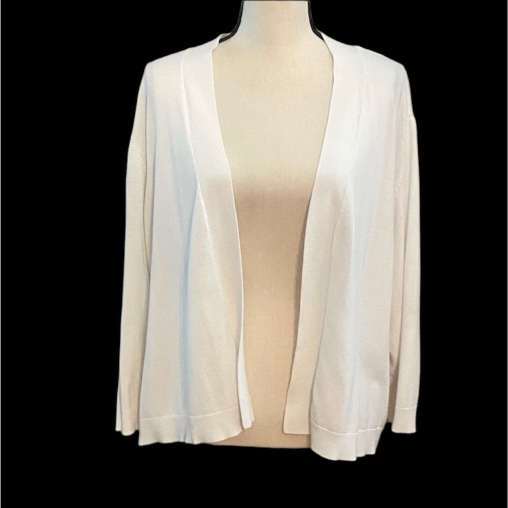 Cj banks cardigan sweater open cardi lightweight